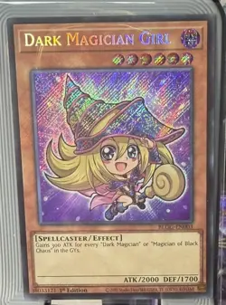 Yugioh! Dark Magician Girl BLGG-EN003 [Secret Rare] Glorious Gallery NM/M - Image 1
