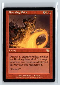 BREAKING POINT - Judgment - MTG Magic the Gathering Card - Rare - Image 1
