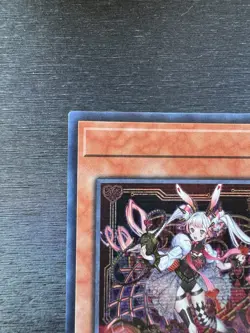 YuGiOh Maliss P White Rabbit MP25 - Misprint No Name No Imprint 1st Ed Near Mint - Image 4