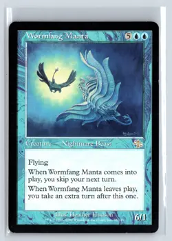 WORMFANG MANTA - Judgment - MTG Magic the Gathering Card - Rare - Image 1