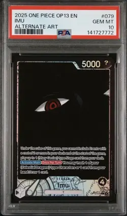 Imu Alternate Art Foil Leader OP13-079 Carrying on His Will PSA 10 - Image 1