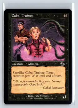 CABAL TRAINEE - Judgment - MTG Magic the Gathering Card - Common - Image 1