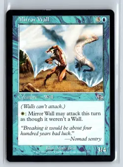MIRROR WALL - Judgment - MTG Magic the Gathering Card - Common - Image 1