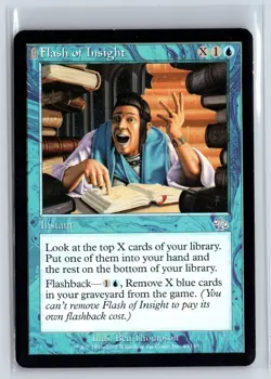 FLASH OF INSIGHT - Judgment - MTG Magic the Gathering Card - Uncommon - Image 1
