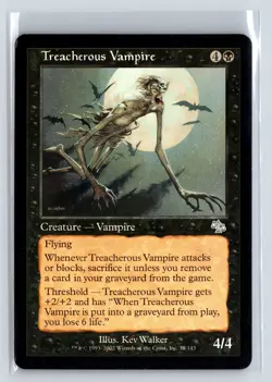 TREACHEROUS VAMPIRE - Judgment - MTG Magic the Gathering Card - Uncommon - Image 1
