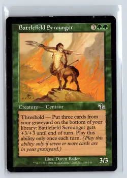 BATTLEFIELD SCROUNGER - Judgment - MTG Magic the Gathering Card - Common - Image 1