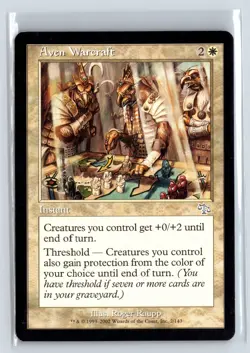 AVEN WARCRAFT - Judgment - MTG Magic the Gathering Card - Uncommon - Image 1