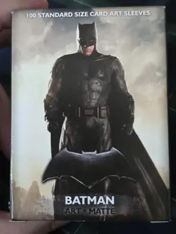Batman Justice League Card Sleeves 100ct Arcane Tinmen Matte Standard Size - Image 2