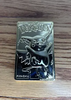 Pikachu 1999 Pokemon 23K Gold-Plated Burger King Nintendo Promo Trading Card - Image 3