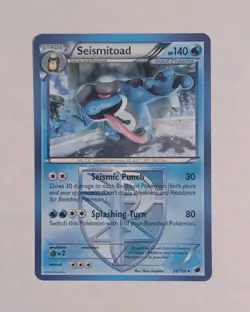 Seismitoad 26/116 Black & White Plasma Freeze Pokemon Card Non Holo Rare - VLP - Image 1