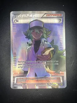 Pokemon N Supporter Card 105a/124 Alternate Art Promo Full Art Holo - Image 1