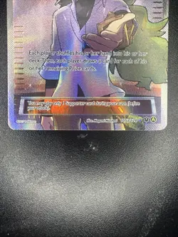 Pokemon N Supporter Card 105a/124 Alternate Art Promo Full Art Holo - Image 3