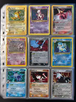 DAMAGED Lot of 117 ALL HOLO Vintage Pokemon Card Binder Collection DAMAGED - Image 2