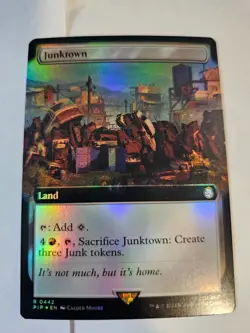MTG - Junktown FOIL Extended Art - Universes Beyond: Fallout - Image 1