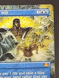 MTG Force of Will - Borderless, English Dominaria Remastered Regular 418 - Image 4