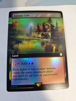 MTG - Ferrous Lake FOIL Extended Art - Universes Beyond: Fallout - Image 1