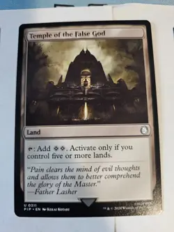 MTG - Temple of the False God - Universes Beyond: Fallout - Image 1