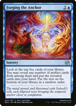 X 1 Forging the Anchor NM The Brothers' War BRO 050 MTG Magic The Gathering - Image 1