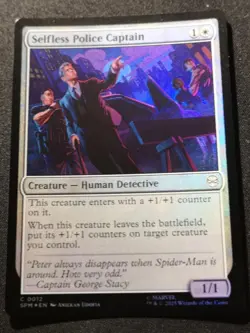 Selfless Police Captain - Foil - SPM - MTG - EN - NM - 0012 - Image 1