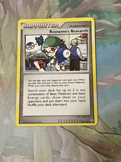 Roseanne's Research 125/132 Secret Wonders 2007 Pokemon Card NM/LP - Image 1