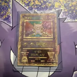 Pokemon TCG Ancient Mew Promo Holo Rare Card 1999/2000 DMG - Image 1