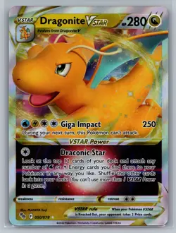 Dragonite VSTAR Pokemon GO #050/078 Ultra Rare,Holo Pokemon Card - Image 1