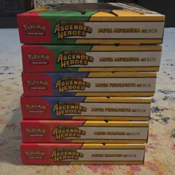 Pokemon TCG: Mega Evolutions Ascended Heroes Mega Ex Lot Of 6 Sealed - Image 1