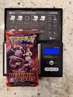 VERY HEAVY!! (22.14g) Pokemon Destined Rivals – Factory Sealed Booster Pack - Image 1