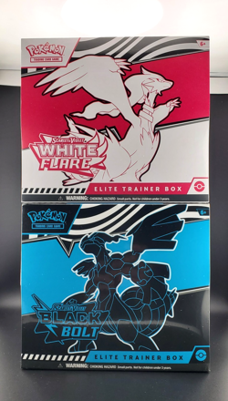 Pokemon TCG - Scarlet & Violet - Black Bolt - White Flare Elite Trainer Box -ETB - Image 1