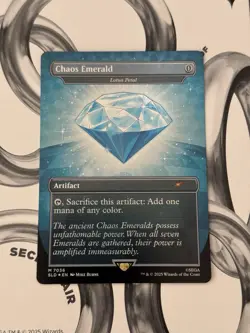 Chaos Emerald (7036) Light Blue - Lotus Petal - MTG Sonic Secret Lair - Image 2