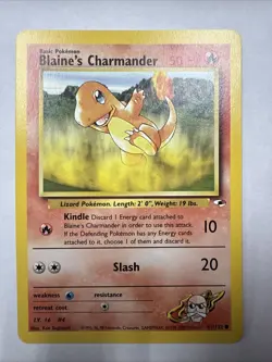 Pokemon Blaine's Charmander Gym Heroes 61/132 - Image 1