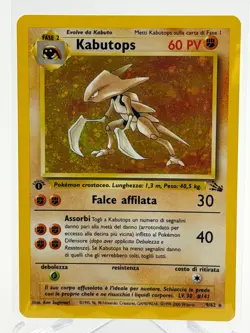 Kabutops 1ST EDITION HOLO ITALIAN Pokemon Fossil NP MINT!!!! - Image 1