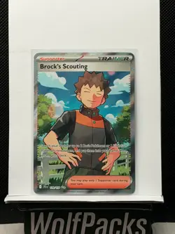 Pokemon Journey Together - Brock's Scouting 179/159 Ultra Rare Holo - Image 1