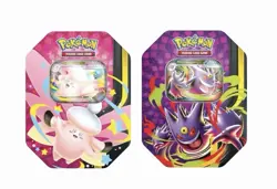 Pokemon Mega Moonlit Tins SEALED CASE Mega Gengar & Mega Clefable 6X - Image 4