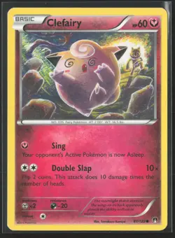Clefairy 81/122 Common BREAKpoint Pokemon Moderately Played - Image 1