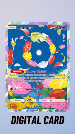 Comfey Full Art Celestial Guardians Pokemon TCG Pocket 1 Star ⭐ (English) - Image 1