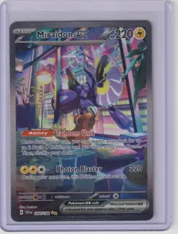 Miraidon ex 244/198 Special Illustration Rare Scarlet & Violet Pokemon NM/M - Image 1