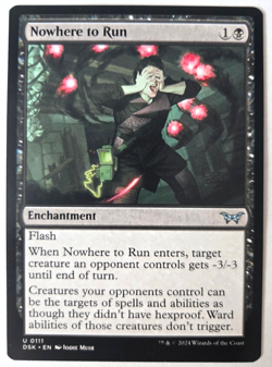 Nowhere to Run - Duskmourn: House of Horror #111 MTG NM - Image 1