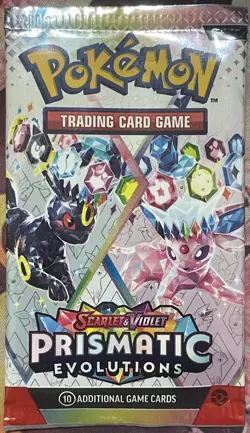 Prismatic Evolutions Booster Pack Art Set (4) EMPTY - Pokemon 2025 - Image 2
