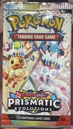 Prismatic Evolutions Booster Pack Art Set (4) EMPTY - Pokemon 2025 - Image 3