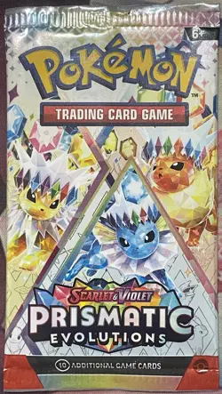 Prismatic Evolutions Booster Pack Art Set (4) EMPTY - Pokemon 2025 - Image 5