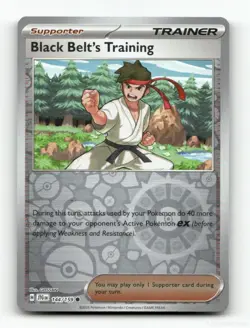 BLACK BELT'S TRAINING JOURNEY TOGETHER 144/159 POKEMON REVERSE HOLO NM/M - Image 1
