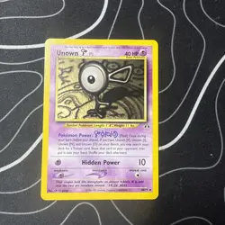 Unown F 48/75 Neo Discovery Unlimited Regular Uncommon Pokemon TCG - Image 1