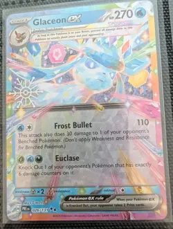 Pokemon TCG Glaceon ex (Holiday Calendar) 026/131 Prismatic Evolutions - Image 1