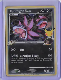 Hydreigon C lv.61 SWSH138 Holo Promo Sword & Shield Promo Pokemon Near Mint - Image 1