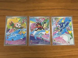 Pokemon TCG First Partner Illustration Collection Series 1 Alola 043 044 045 - Image 1