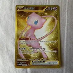 Pokemon Mew ex 205/165 Scarlet & Violet 151 Hyper Rare Holo Full Art - Image 1