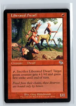 LIBERATED DWARF - Judgment - MTG Magic the Gathering Card - Common - Image 1