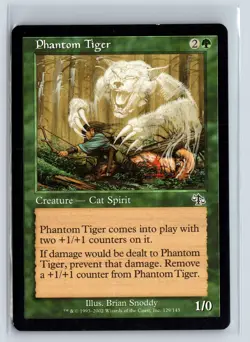 PHANTOM TIGER - Judgment - MTG Magic the Gathering Card - Common - Image 1