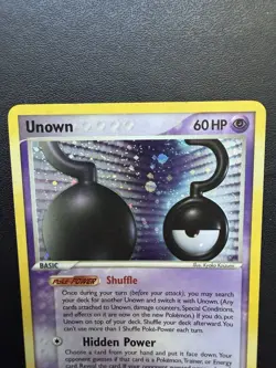 Pokemon Unown EX Holo Rare Unseen Forces - Image 3